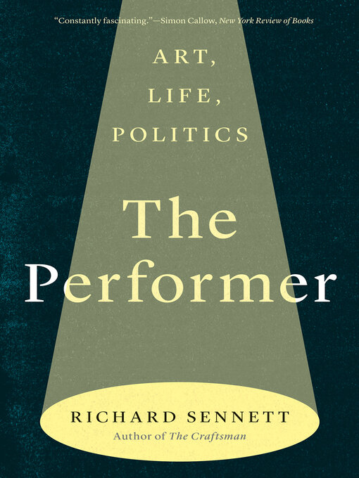Title details for The Performer by Richard Sennett - Wait list